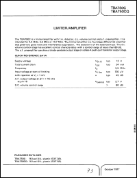 Click here to download TBA750 Datasheet