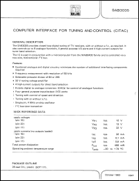 Click here to download SAB3035 Datasheet