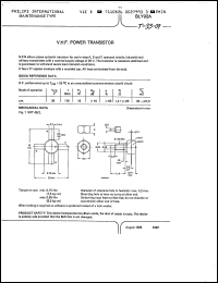 Click here to download BLY92 Datasheet