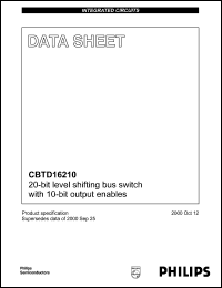 Click here to download CBTD16210 Datasheet