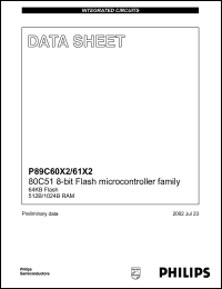 Click here to download P89C60X2 Datasheet