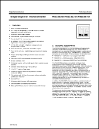 Click here to download P89C557E4EFB Datasheet