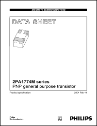 Click here to download 2PA1774M Datasheet