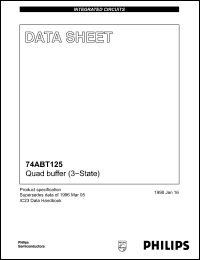 Click here to download 74ABT125 Datasheet