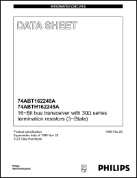 Click here to download 74ABTH162245A Datasheet
