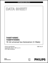 Click here to download 74ABT16500C Datasheet
