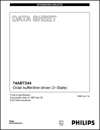 Click here to download 74ABT244PWDH Datasheet