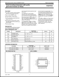 Click here to download 74ABT834 Datasheet