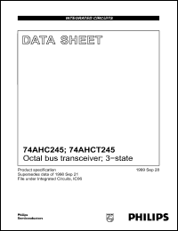 Click here to download 74AHC245PWDH Datasheet
