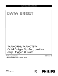 Click here to download 74AHCT574PWDH Datasheet