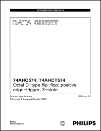 Click here to download 74AHC574PWDH Datasheet