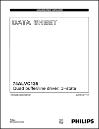 Click here to download 74ALVC125PW Datasheet