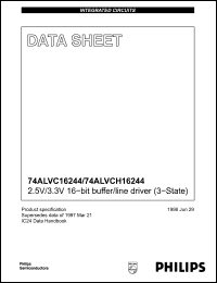 Click here to download 74ALVC16244 Datasheet