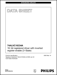 Click here to download 74ALVC16334 Datasheet