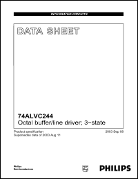 Click here to download 74ALVC244 Datasheet