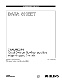 Click here to download 74ALVC374D Datasheet