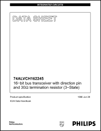 Click here to download 74ALVCH162245 Datasheet