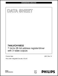 Click here to download 74ALVCH16832 Datasheet