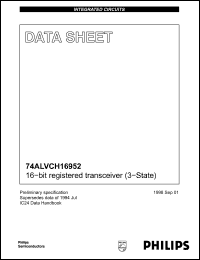 Click here to download 74ALVCH16952 Datasheet