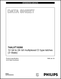 Click here to download 74ALVT16260 Datasheet