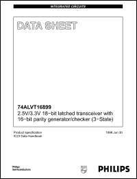 Click here to download 74ALVT16899 Datasheet