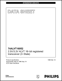 Click here to download 74ALVT16952 Datasheet