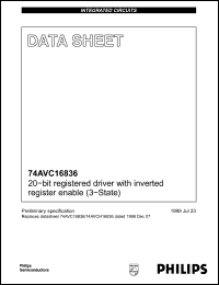 Click here to download 74AVC16836DGG Datasheet