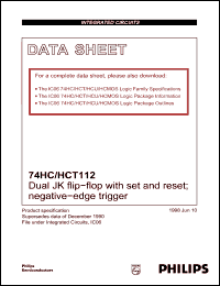Click here to download 74HCT112 Datasheet