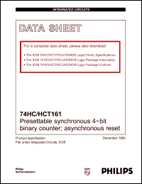 Click here to download 74HC161 Datasheet