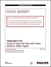 Click here to download 74HCT175 Datasheet