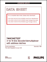Click here to download 74HC237 Datasheet