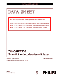 Click here to download 74HC238 Datasheet