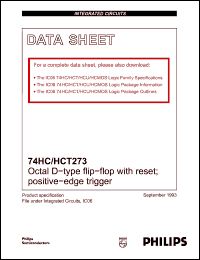 Click here to download 74HC273 Datasheet