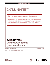 Click here to download 74HCT280 Datasheet