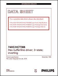 Click here to download 74HCT366 Datasheet