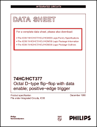 Click here to download 74HCT377 Datasheet