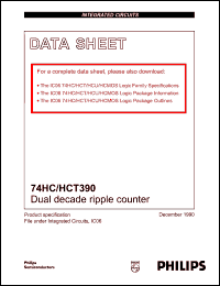 Click here to download 74HC390 Datasheet