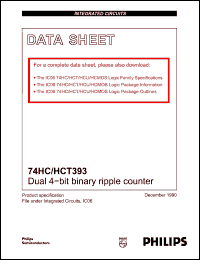 Click here to download 74HC393 Datasheet