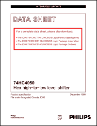 Click here to download 74HC4050 Datasheet