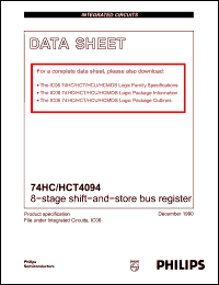 Click here to download 74HCT4094 Datasheet