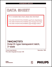 Click here to download 74HC573 Datasheet