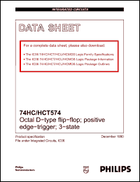 Click here to download 74HC574 Datasheet