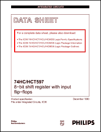 Click here to download 74HCT597 Datasheet
