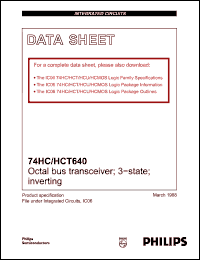 Click here to download 74HC640 Datasheet