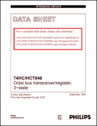 Click here to download 74HCT646 Datasheet