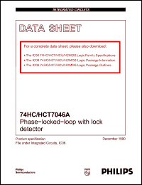 Click here to download 74HCT7046A Datasheet