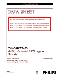 Click here to download 74HC7403 Datasheet