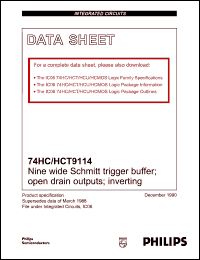 Click here to download 74HCT9114 Datasheet