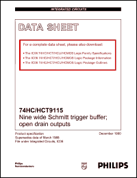 Click here to download 74HCT9115 Datasheet