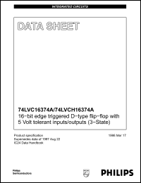 Click here to download 74LVCH16374A Datasheet